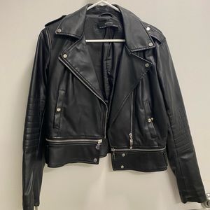 Zara Faux Leather Jacket